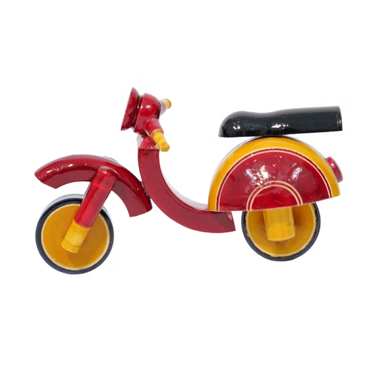 Vintage Vibes! Handcrafted Etikoppaka Scooter Toy