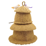 Coir Bird Nest Hanging Nature-Inspired Balcony Decor