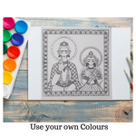 Festive Edit - Colouring Sheets - Pack of 8 - Madhubani / Bihar Art