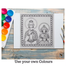 Festive Edit - Colouring Sheets - Pack of 8 - Madhubani / Bihar Art