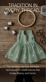 Kids Cotton Frock  Embroidered (1–9 Yrs)