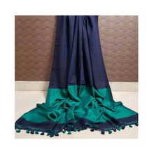 Pure Khadi cotton soft Saree with blouse. (Pack of 1)