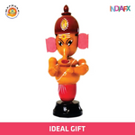 Etikoppaka wooden shiny yellow coloured Ganesh showpiece Handmade Decorative