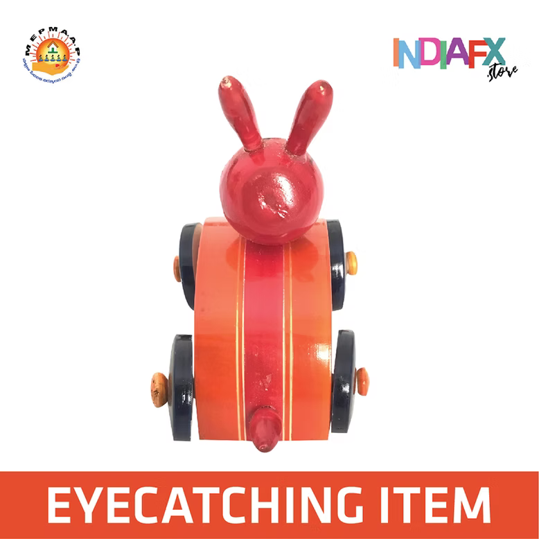 Etikoppaka handmade wooden showpiece & toy Small Car Handmade by APMEMPA