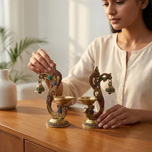 Handcrafted Pembarthy Style Lamp Brass Decor