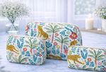 Floral Printed Pouch Set Cute Travel & Storage Bags