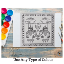 Festive Edit - Colouring Sheets - Pack of 8 - Madhubani / Bihar Art