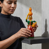 Etikoppaka Rajasthan Lady Standing Handcrafted Wooden Heritage Showpiece