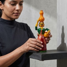 GI Certified Etikoppaka Rajasthan Lady Standing Handcrafted