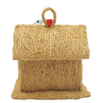 Coconut Coir Bird House Rustic Hanging Charm
