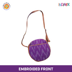 women marks Women's Tan PU Handbag Handmade by Women Self Help Group's of AP MEP