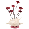 Handmade Shell Vase Aesthetic Floral Decor Piece