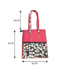 Women's multicolored Ethnic Kalamkari handbag Handmade by Women Self Help Group'