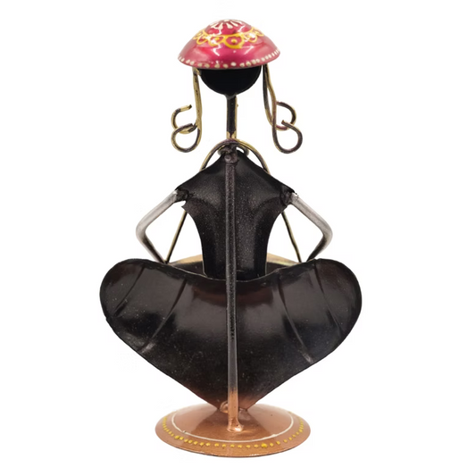 Handmade Folk Musician Figurine Artistic Home Decor Piece