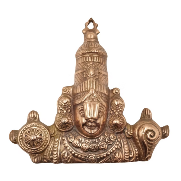 Handmade Venkateshwara Swamy Face  Spiritual Home Accent