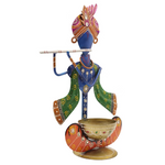 Handmade Krishna Flute Figurine Artistic Home Decor
