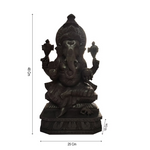 Ganpati Ganesh Wooden Showpiece Murti Handmade by Women Self Help Groups