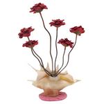 Handmade Shell Vase Aesthetic Floral Decor Piece