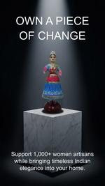 Kondapalli Dancing Doll Handcrafted Wooden Heritage Collectible  Traditional