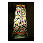 Artisan Goat Leather Lamp | Traditional Craft | 16 Inch