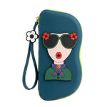 Floral Goggle Case Easy-Carry Zipper Organizer