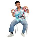 POWERSTAR Drop “Seize The Ship” Shirt – Rebellion in Satin Blue