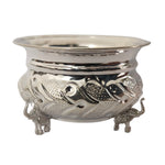 Pure 925 Silver Dish Elegant Elephant Design