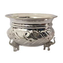 Pure 925 Silver Dish Elegant Elephant Design