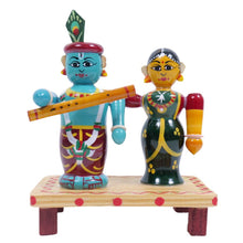 Etikoppaka Radha Krishna Figurine
