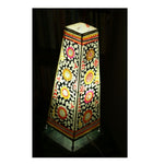 Artisan Goat Leather Lamp | Traditional Craft | 16 Inch