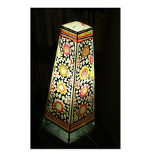 Artisan Goat Leather Lamp | Traditional Craft | 16 Inch