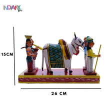 Handcrafted Kondapalli Sankranti Gangireddu Wooden Showpiece – Artisan Heritage Decor