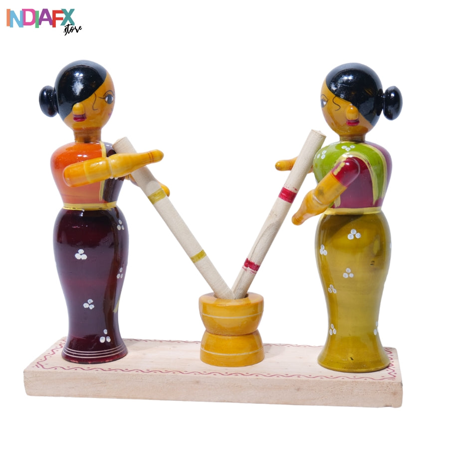 Handcrafted Etikoppaka Rokali | Traditional Home Decor Toy