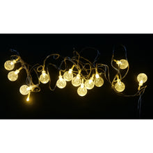 LED String Lights Window Curtain Lights with 25 LED Decorative Lighting Bubbles