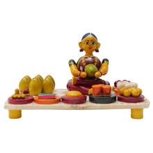 IndiaFx Handcrafted Etikoppaka Seemantham Showpiece