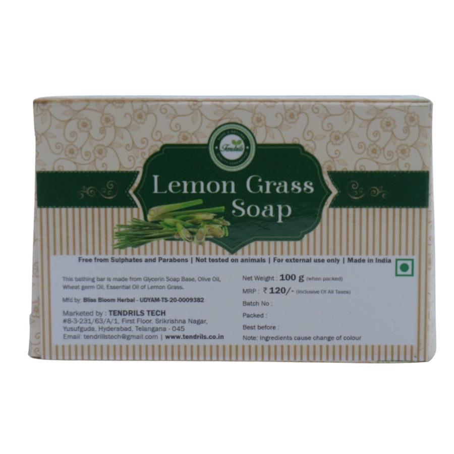 🌿 Refresh Your Skin with Lemongrass 🍋 Handmade Soap!