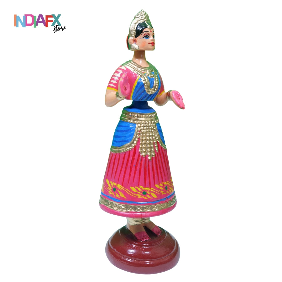 Kondapalli Dancing Doll Handcrafted Wooden Heritage Collectible Traditional