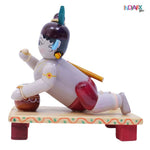 IndiaFx Handcrafted Etikoppaka Little Sri Krishna | 10 CM