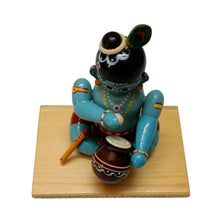 Indiafx Hand Crafted - Etikoppaka Wooden Sri Krishna