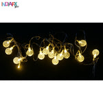 LED String Lights Window Curtain Lights with 25 LED Decorative Lighting Bubbles