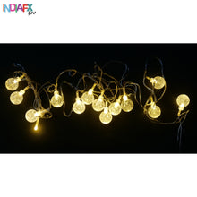 LED String Lights Window Curtain Lights with 25 LED Decorative Lighting Bubbles