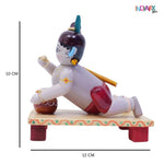 IndiaFx Handcrafted Etikoppaka Little Sri Krishna | 10 CM
