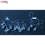 LED String Lights Window Curtain Lights with 25 LED Decorative Lighting Bubbles