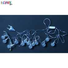 LED String Lights Window Curtain Lights with 25 LED Decorative Lighting Bubbles