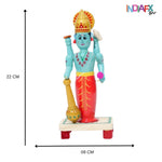 Divine Vibes Only! Handcrafted Etikoppaka Lord Vishnu Idol