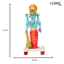 Divine Vibes Only! Handcrafted Etikoppaka Lord Vishnu Idol