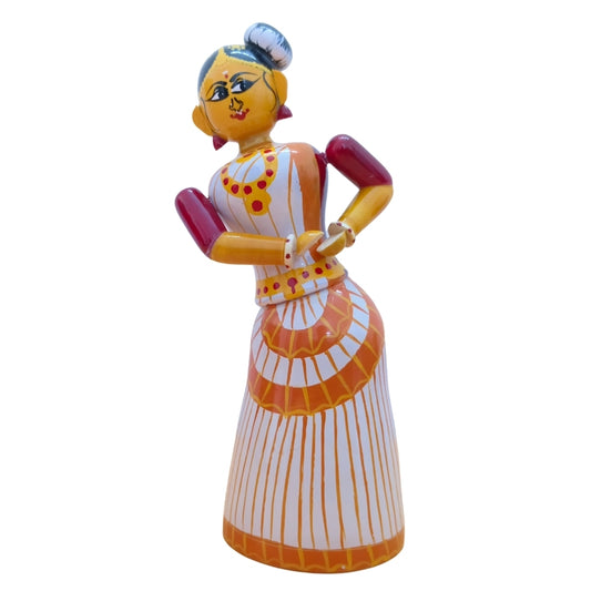 Kerala Natya Queen| Handcrafted Etikoppaka Showpiece