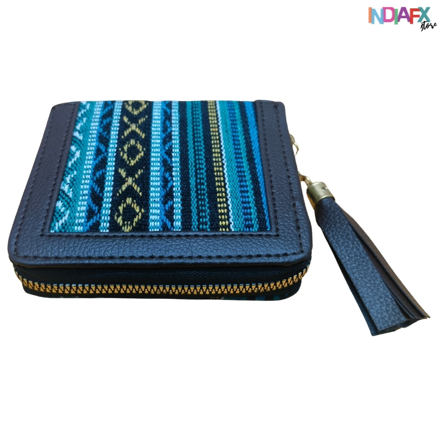 IndiaFx Everyday Chic Jacquard Wallet | Handmade with Love