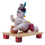 IndiaFx Handcrafted Etikoppaka Little Sri Krishna | 10 CM