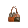 Premium Ladies Handle Bag Dual Color Elegant Purse